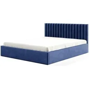 Höffner Polsterbett mit Bettkasten Fame ¦ blau ¦ Maße (cm): B: 149 H: 85