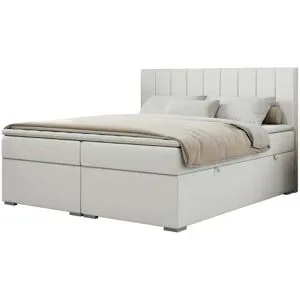 Höffner Boxbett mit Bettkasten Ally ¦ weiß ¦ Maße (cm): B: 140 H: 118