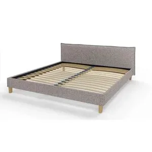 S-STYLE Polsterbett  Gabriella ¦ grau ¦ Maße (cm): B: 217 H: 82