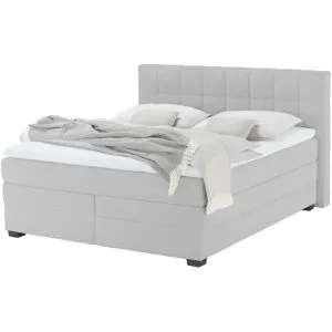 vanDoorn Boxspringbett mit Bettkasten  Canto ¦ silber ¦ Maße (cm): B: 174 H: 119