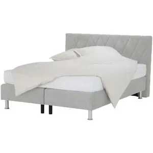 vanDoorn Boxspringbett  Marcia ¦ silber ¦ Maße (cm): B: 154 H: 109