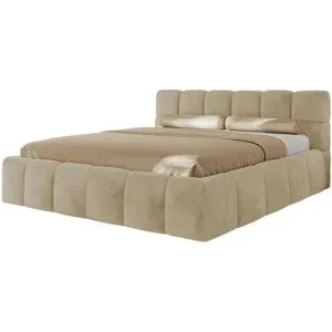 Höffner Polsterbett mit Bettkasten Nira Classic ¦ creme ¦ Maße (cm): B: 226 H: 92
