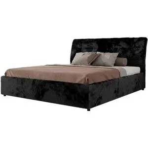 Höffner Polsterbett mit Bettkasten Gala Classic ¦ schwarz ¦ Maße (cm): B: 188 H: 101