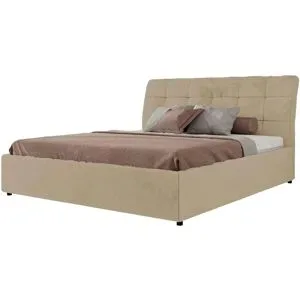 Höffner Polsterbett mit Bettkasten Gala Classic ¦ creme ¦ Maße (cm): B: 208 H: 101