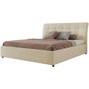 Höffner Polsterbett mit Bettkasten Gala Classic ¦ creme ¦ Maße (cm): B: 188 H: 101