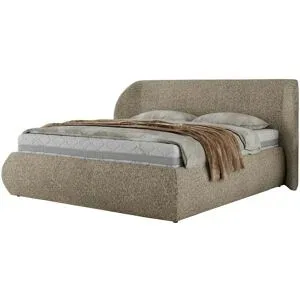 Höffner Polsterbett mit Bettkasten Caela Classic ¦ beige ¦ Maße (cm): B: 225 H: 110