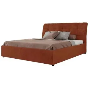Höffner Polsterbett mit Bettkasten Gala Classic ¦ orange ¦ Maße (cm): B: 168 H: 101