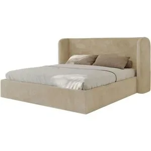Höffner Polsterbett mit Lattenrost Emora Classic ¦ creme ¦ Maße (cm): B: 223 H: 111