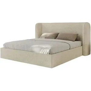 Höffner Polsterbett mit Lattenrost Emora Classic ¦ creme ¦ Maße (cm): B: 183 H: 111