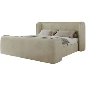Höffner Polsterbett mit Lattenrost Emora Classic Duo ¦ beige ¦ Maße (cm): B: 203 H: 111