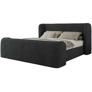 Höffner Polsterbett mit Lattenrost Emora Classic Duo ¦ grau ¦ Maße (cm): B: 223 H: 111