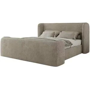 Höffner Polsterbett mit Lattenrost Emora Classic Duo ¦ beige ¦ Maße (cm): B: 223 H: 111