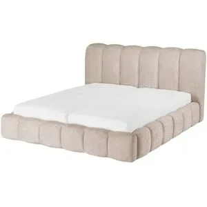 Höffner Polsterbett mit Bettkasten Molli ¦ beige ¦ Maße (cm): B: 212 H: 111
