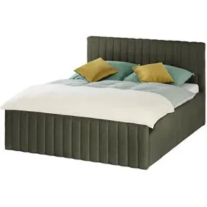 Höffner Polsterbett  Beckley ¦ grün ¦ Maße (cm): B: 201 H: 112