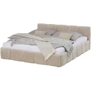 Höffner Polsterbett mit Bettkasten Nebia ¦ beige ¦ Maße (cm): B: 193 H: 75