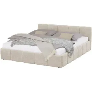 Höffner Polsterbett mit Bettkasten Nebia ¦ beige ¦ Maße (cm): B: 193 H: 75