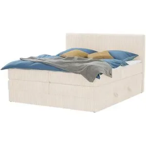 Höffner Boxspringbett mit Bettkasten Falco ¦ creme ¦ Maße (cm): B: 166 H: 119