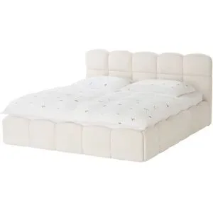 Höffner Polsterbett mit Bettkasten Dronfield ¦ beige ¦ Maße (cm): B: 198 H: 100