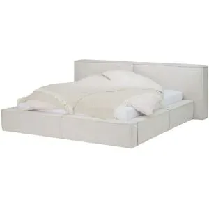 Höffner Selection Polsterbett mit Bettkasten Liora ¦ creme ¦ Maße (cm): B: 240