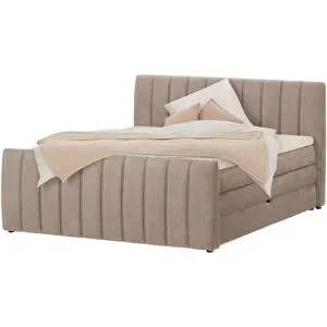 switch Boxspringbett mit Bettkasten Carina ¦ braun ¦ Maße (cm): B: 151 H: 112