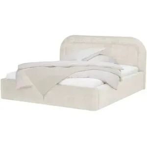 Höffner Selection Polsterbett mit Bettkasten Milea ¦ creme ¦ Maße (cm): B: 208