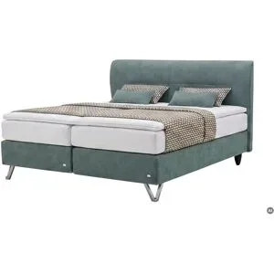 RUF Boxspringbett  Adesso ¦ türkis/petrol ¦ Maße (cm): B: 168
