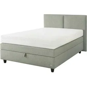 RUF Boxspringbett mit Bettkasten Camina ¦ grau ¦ Maße (cm): B: 156 H: 110