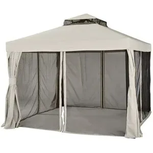 Höffner Pavillon  Sahara ¦ beige ¦ Maße (cm): B: 300 H: 280 T: 300.0