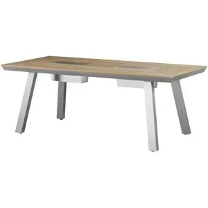 a casa mia Gartentisch  Kansas ¦ holzfarben ¦ Maße (cm): B: 93 H: 75