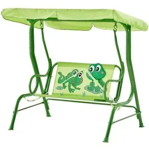 Siena Garden Kinderschaukel  Froggy ¦ grün ¦ Maße (cm): B: 108 H: 110