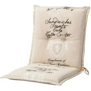 GO-DE Gartenmöbel-Auflage  High Tea Sand ¦ beige ¦ Maße (cm): B: 50 H: 7