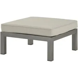 KHG Ottomane/ Hocker  Seattle ¦ grau ¦ Maße (cm): B: 77 H: 31 T: 77.0