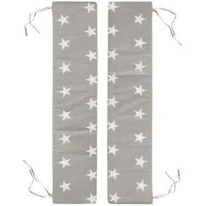 Roba Kissenset  2er Set  Little Stars ¦ grau ¦ Maße (cm): B: 89 H: 2 T: 18.0