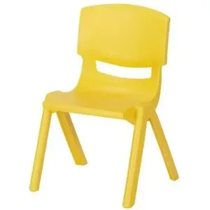 Höffner Kinderstuhl   ¦ gelb ¦ Maße (cm): B: 33 H: 53 T: 36.0