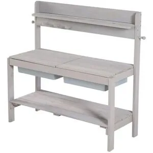 Roba Outdoor Kinderküche  Fun ¦ grau ¦ Maße (cm): B: 89 H: 88,5 T: 35.0