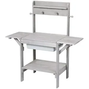 Roba Outdoor Matschküche Midi   ¦ grau ¦ Maße (cm): B: 82 H: 88,5 T: 35.0