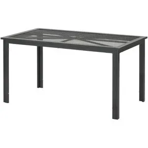 Höffner Gartentisch  Thasos ¦ grau ¦ Maße (cm): B: 140 H: 72 T: 80.0