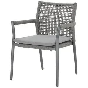 Höffner Stapelstuhl  Ropero ¦ grau ¦ Maße (cm): B: 61 H: 84 T: 60.5