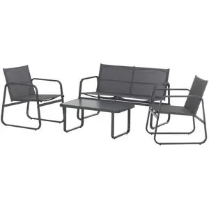 Höffner Lounge-Set  Tampa ¦ grau
