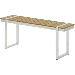 Höffner Bank  New York ¦ holzfarben ¦ Maße (cm): B: 125 H: 42 T: 34.0