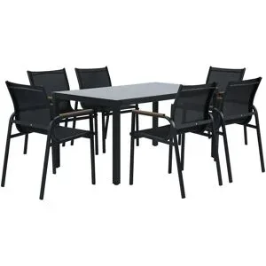 a casa mia Dining-Gruppe  Dhaka ¦ schwarz