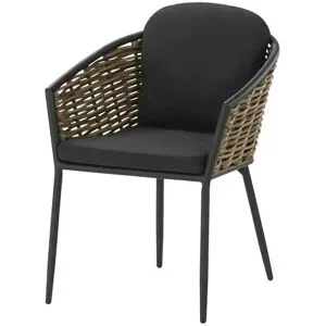 Höffner Gartenstuhl  Turin ¦ braun ¦ Maße (cm): B: 62 H: 78 T: 63.0