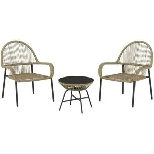 Höffner Balkon-Set 3-teilig Prato ¦ beige