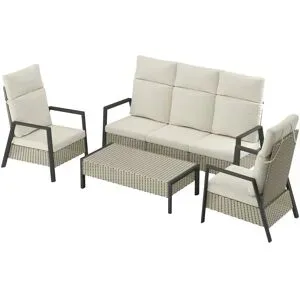 Höffner Lounge-Gruppe  Bristol ¦ beige