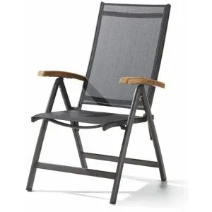 Sieger Klappsessel   ¦ grau ¦ Maße (cm): B: 62 H: 109