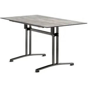 Sieger Gastro-Tisch Polytec Platte   ¦ schwarz ¦ Maße (cm): B: 140 H: 73