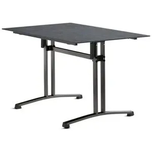 Sieger Gastro-Tisch Polytec Platte   ¦ schwarz ¦ Maße (cm): B: 120 H: 73