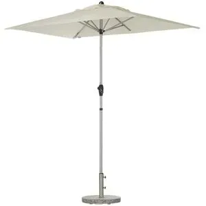 doppler Sonnenschirm mit Kurbelmechanik Doppler Select ¦ beige ¦ Maße (cm): B: