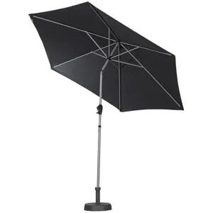 doppler Kurbelschirm Ø 270cm Doppler Select ¦ grau ¦ Maße (cm): H: 254  Ø: 270