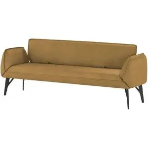 Höffner Funktionsbank Leder Drive ¦ gelb ¦ Maße (cm): B: 238 H: 91 T: 66.0
